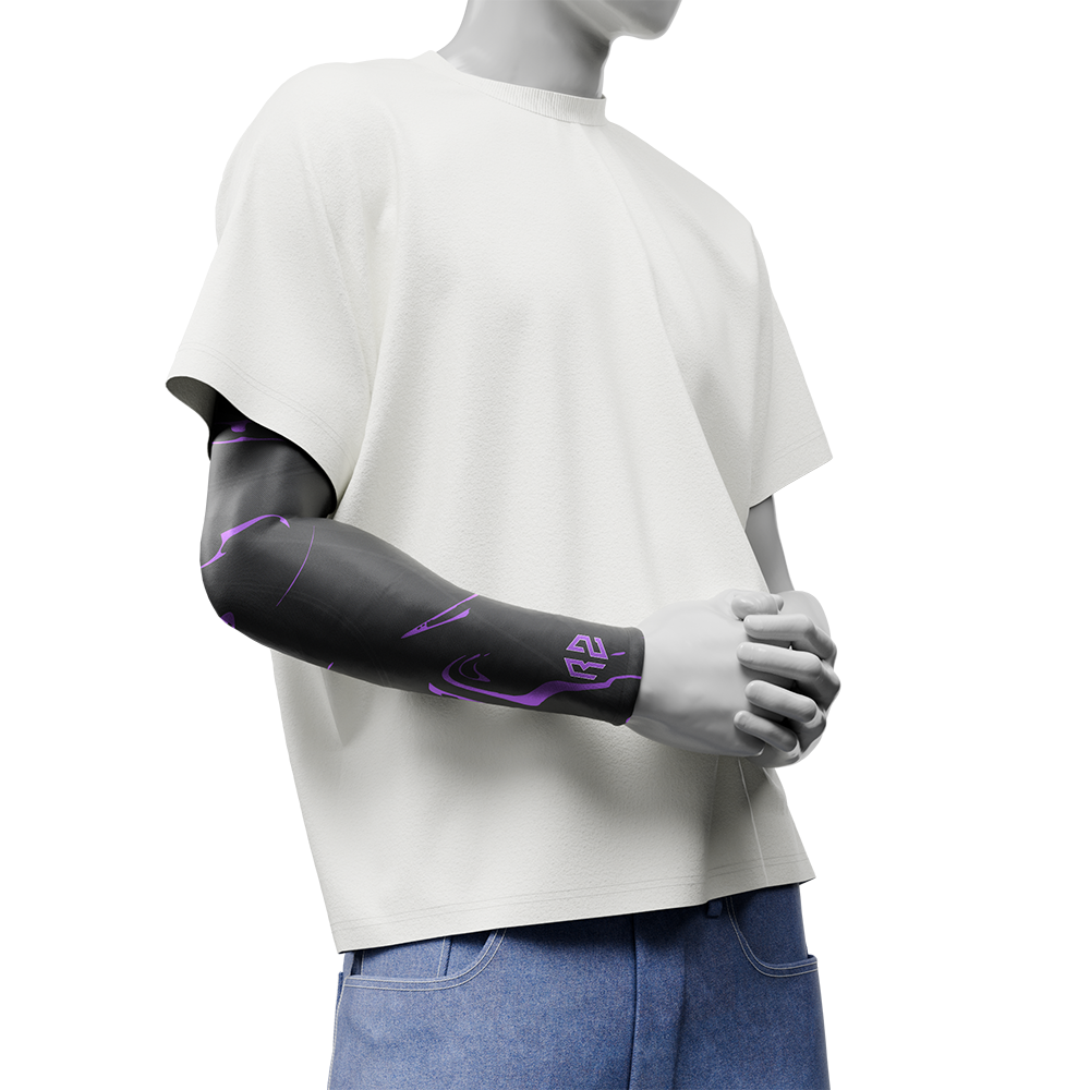 RZ Arm Sleeve - Black & Purple Edition