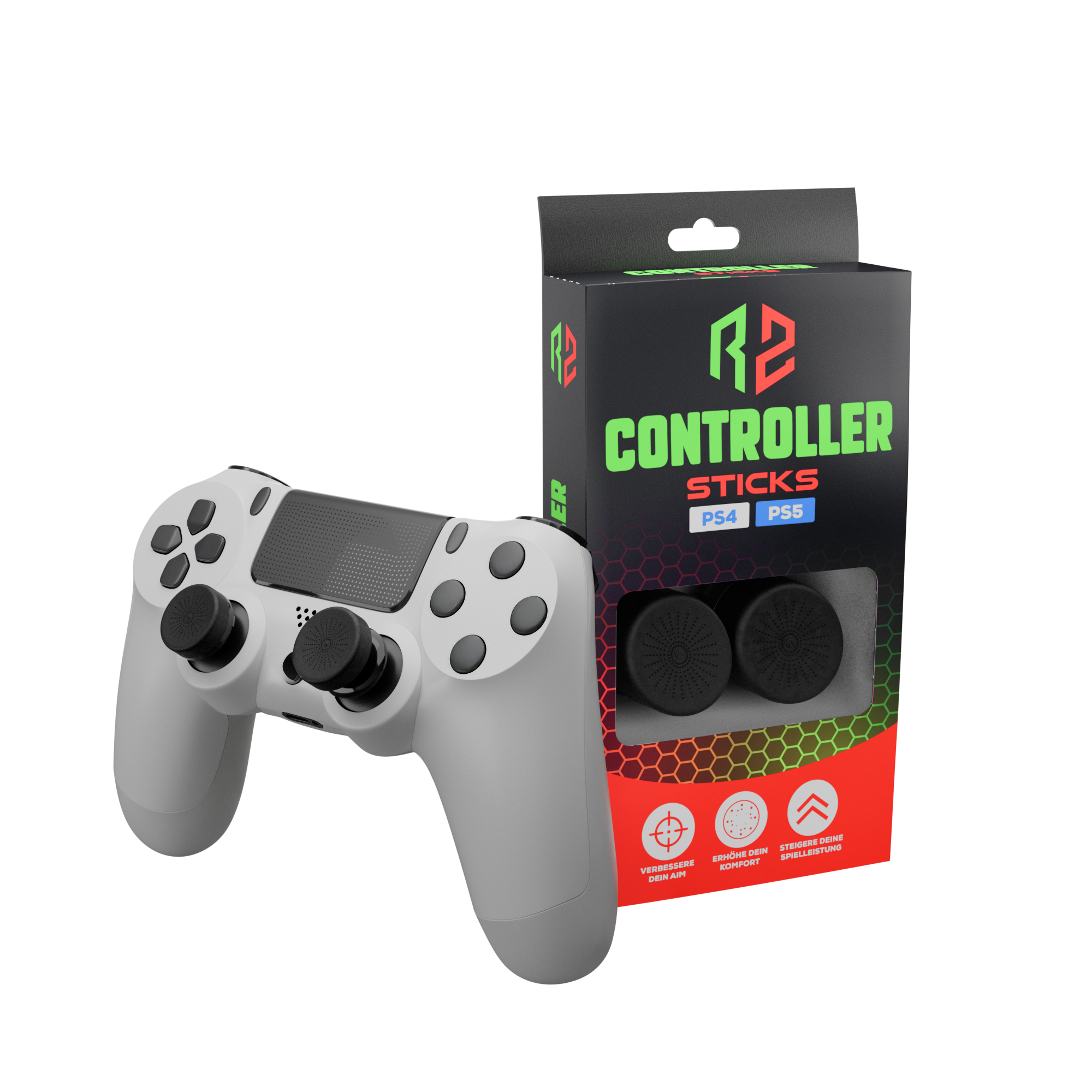 RZ Controller Sticks Black - (PS4/PS5)