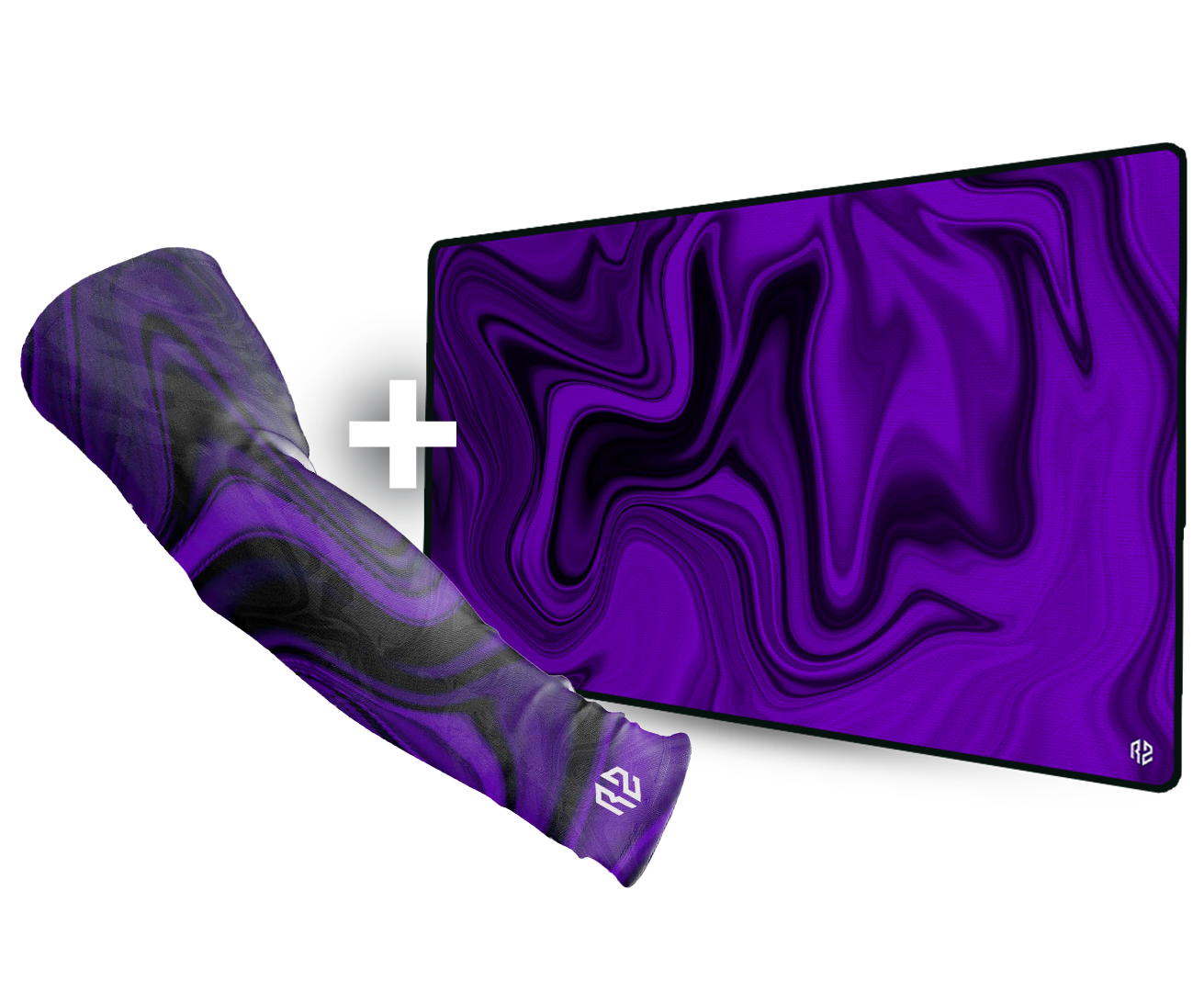 RZ PURPLE BUNDLE - Mousepad (Speed) + Arm Sleeve