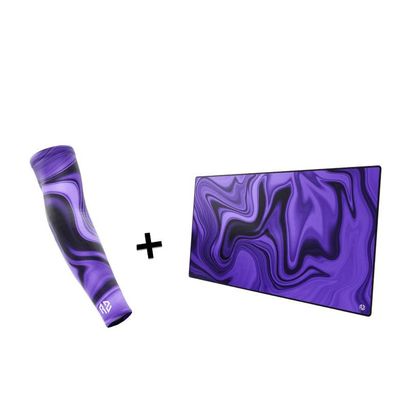 RZ PURPLE BUNDLE - Mousepad (Speed) + Arm Sleeve