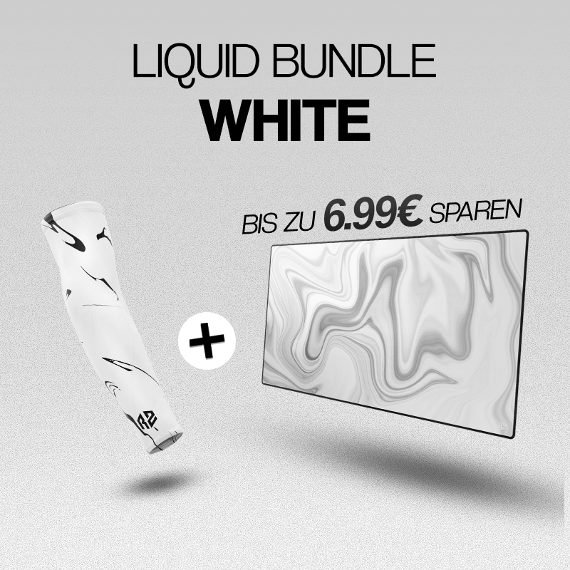 RZ WHITE BUNDLE - Mousepad (Speed) + Arm Sleeve
