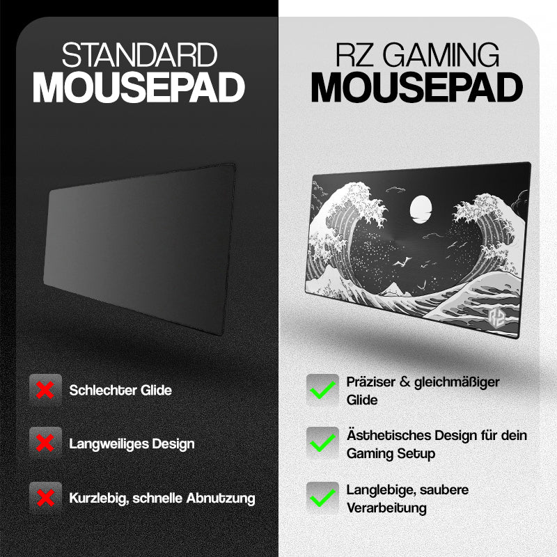 RZ Mousepad Kangawa Black - Speed