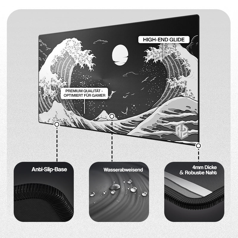 RZ Mousepad Kangawa Black - Speed