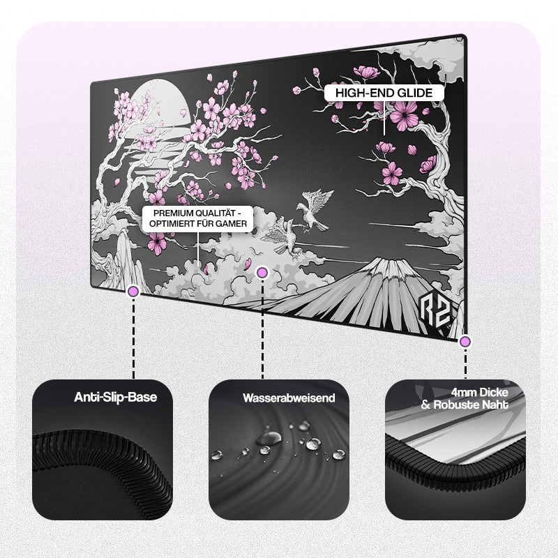 RZ Mousepad Sakura Black - Speed