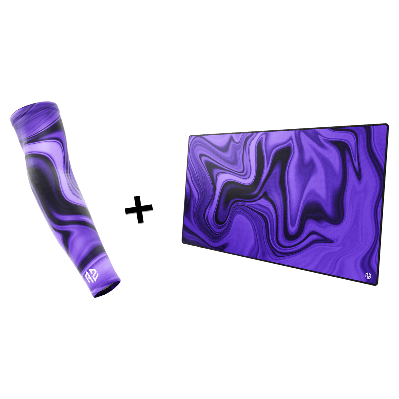 RZ PURPLE BUNDLE - Mousepad (Speed) + Arm Sleeve