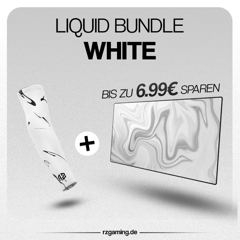 RZ WHITE BUNDLE - Mousepad (Speed) + Arm Sleeve