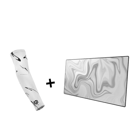 RZ WHITE BUNDLE - Mousepad + Arm Sleeve
