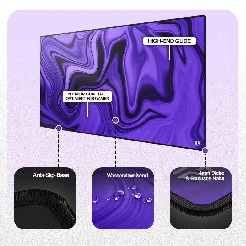 RZ Mousepad Liquid Purple - Control