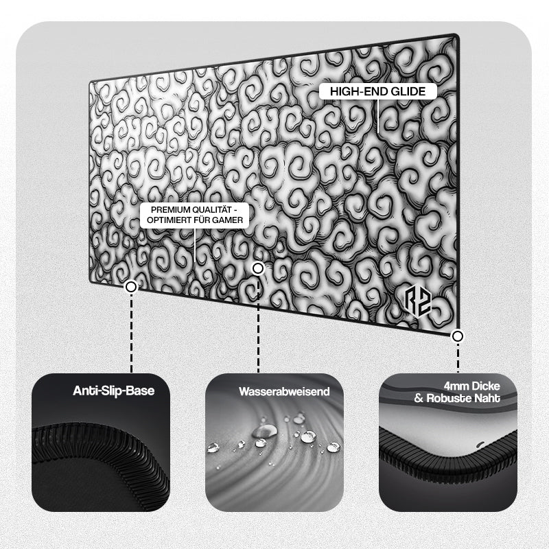 RZ Mousepad Cloud White - Control